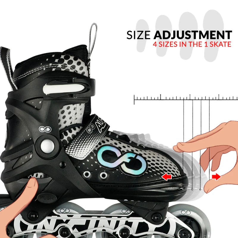 Alpha Size Adjustable Inline Skates