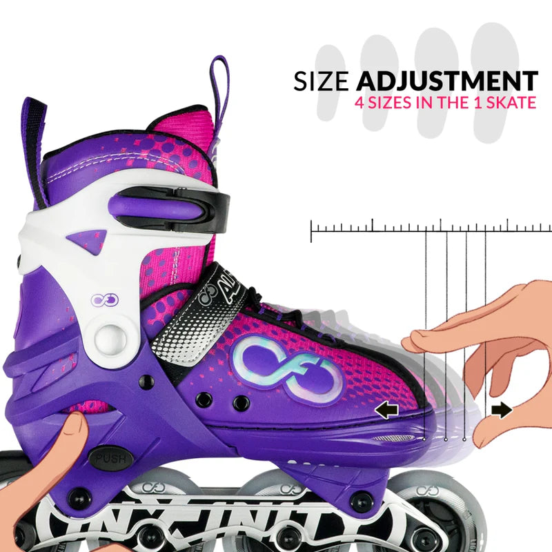 Alpha Size Adjustable Inline Skates