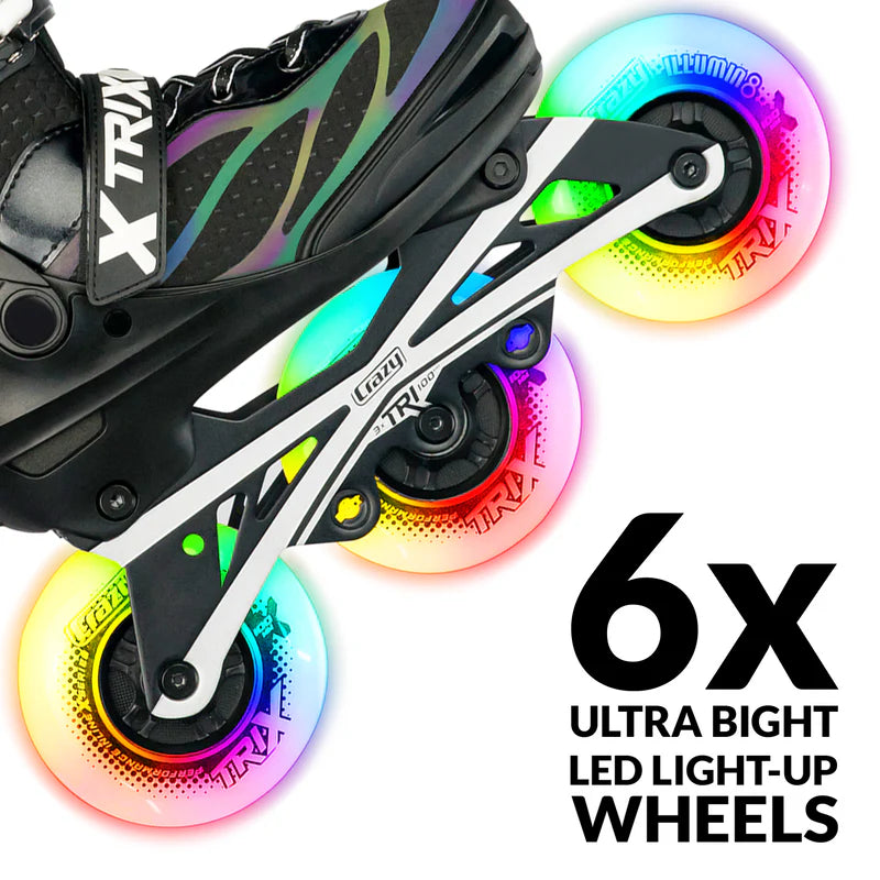 Trix 3 Wheel Size Adjustable Inline Skates