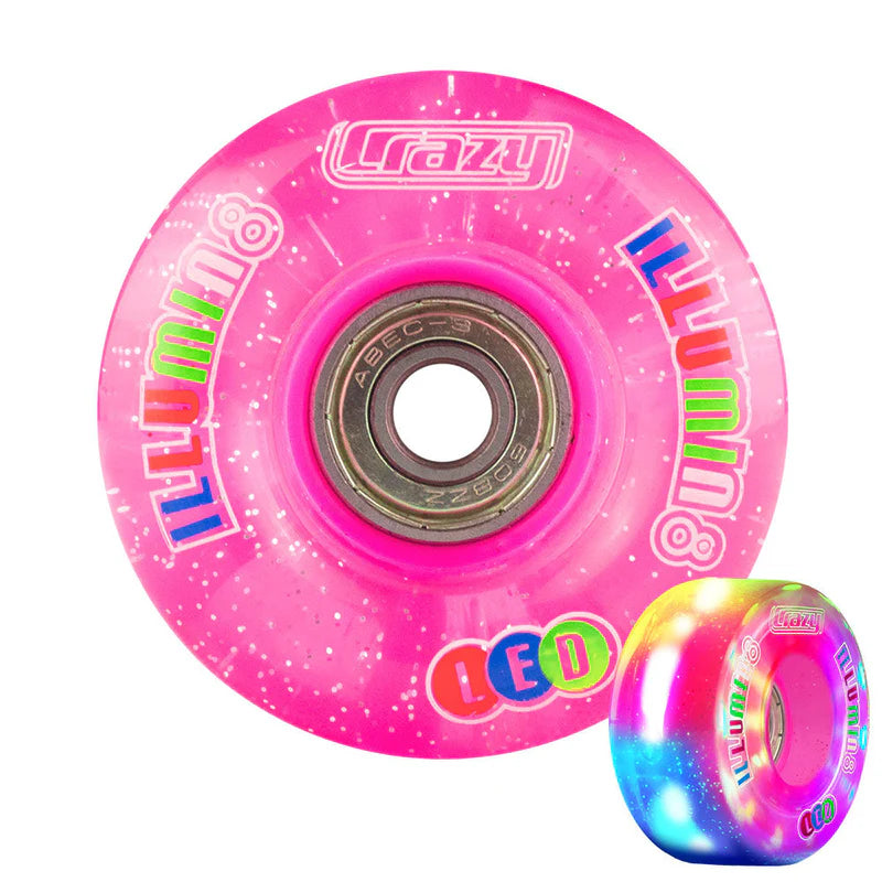 illumin8 LED Light-Up Roller Skate Wheels