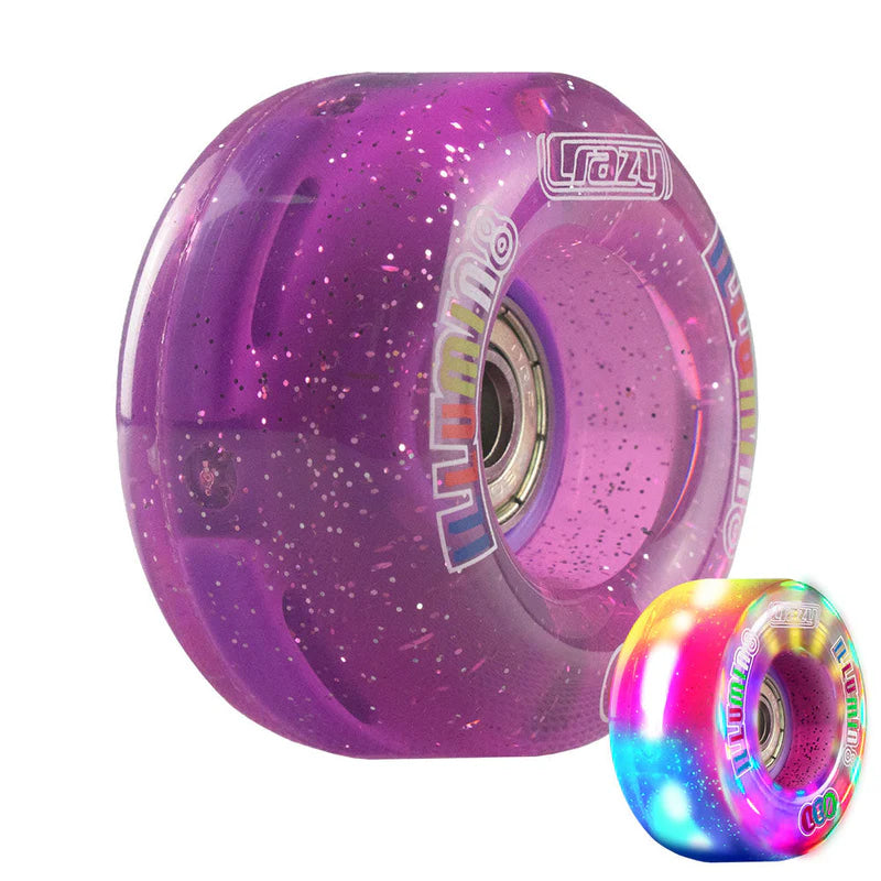 illumin8 LED Light-Up Roller Skate Wheels