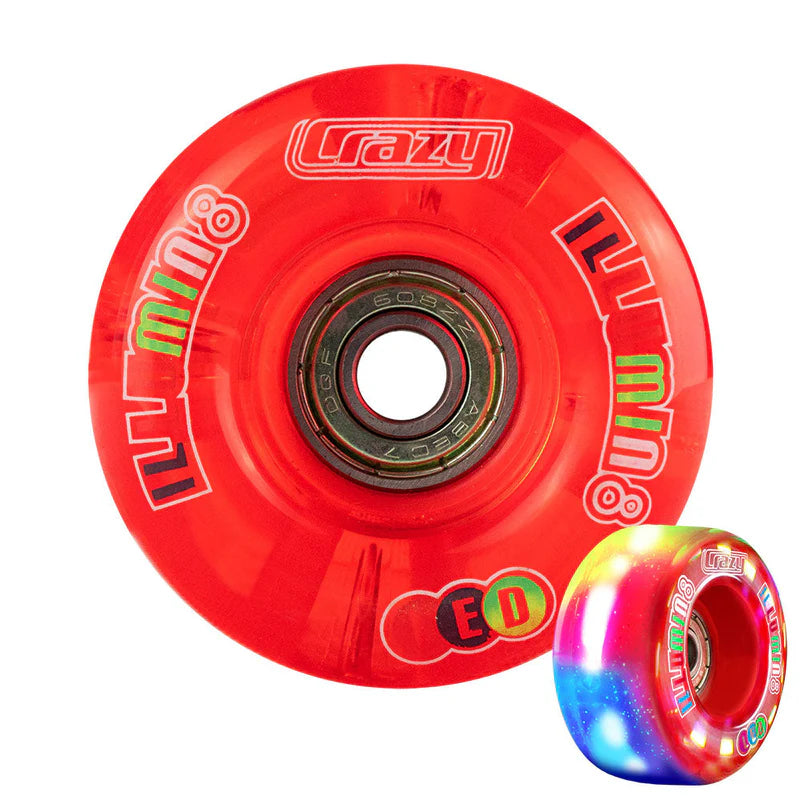 illumin8 LED Light-Up Roller Skate Wheels