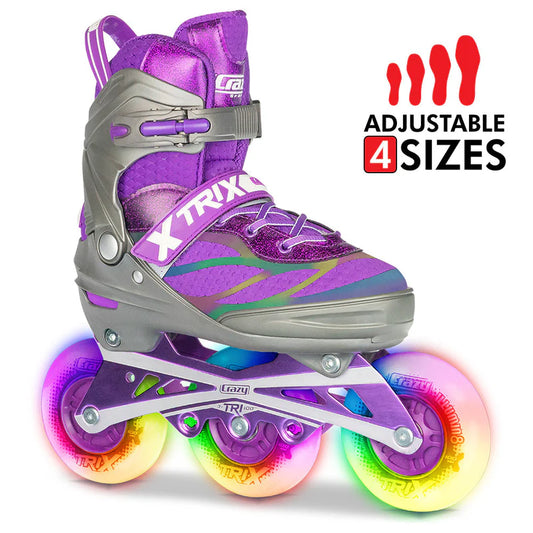 Trix 3 Wheel Size Adjustable Inline Skates