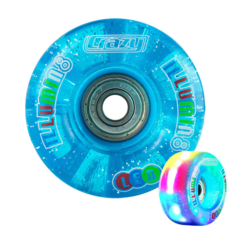 illumin8 LED Light-Up Roller Skate Wheels