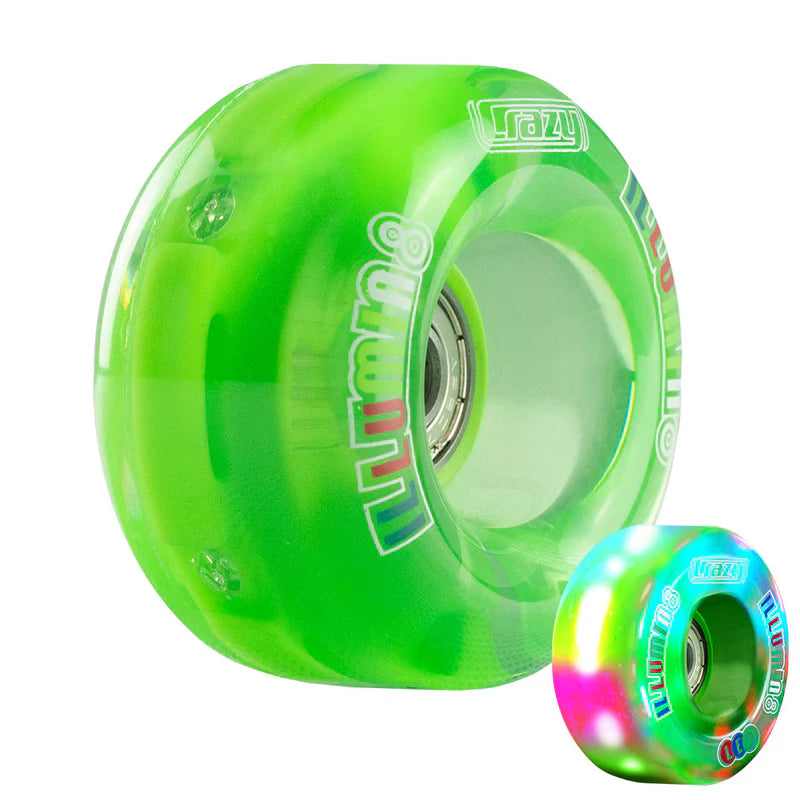 illumin8 LED Light-Up Roller Skate Wheels