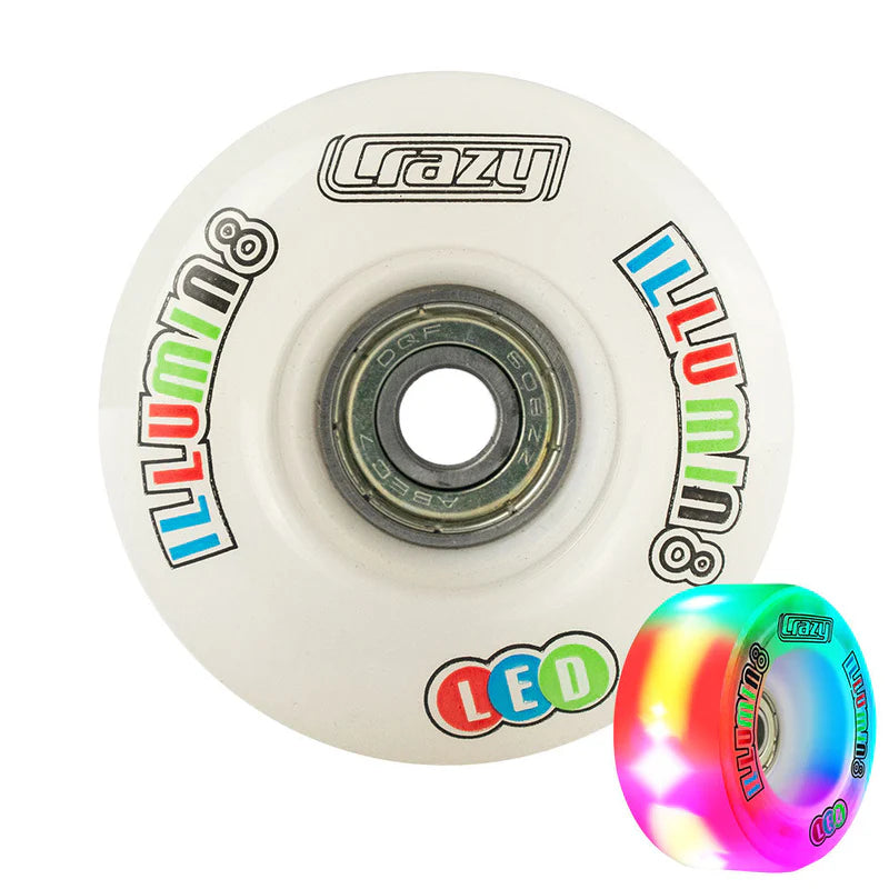 illumin8 LED Light-Up Roller Skate Wheels